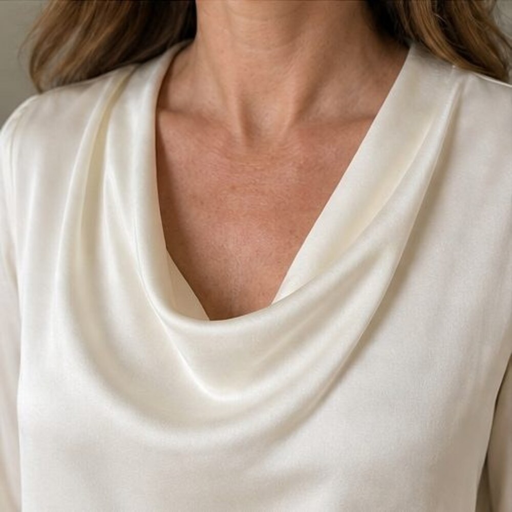 White Ruffle Blouse - Picture 4 of 6